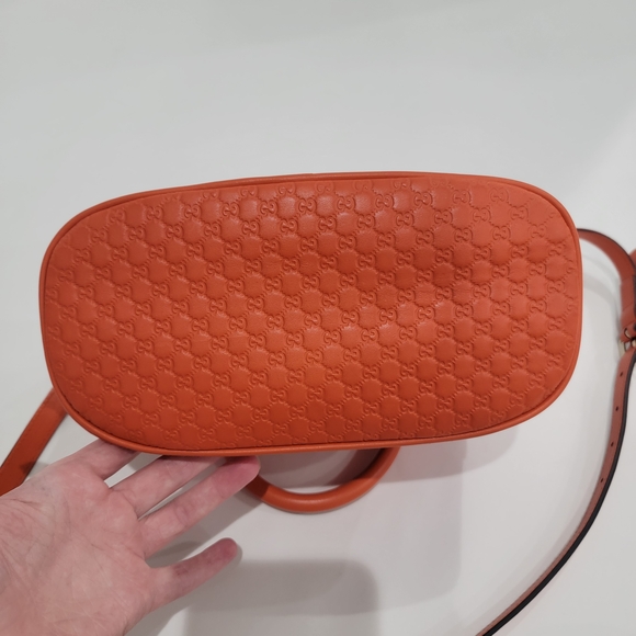 Gucci Mini Microguccissima Dome Orange Bag - Picture 12 of 12
